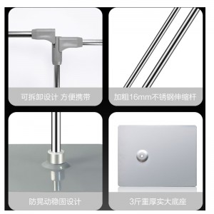 tmj-pp-538 ขายส่งซุปเปอร์มาร์เก็ตโปสเตอร์แฟชั่นโชว์โลหะชั้นวางโปสเตอร์ศูนย์การค้า