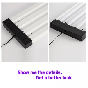 ห้างสรรพสินค้าสำนักงานโคมระย้าโคมระย้าโคมระย้าโคมระย้าโคมไฟเพดานรูปแถบเรียบง่ายพลังงานสูง