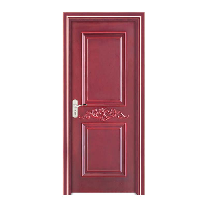 ประตู WPC ของจีนสีบานสวิงไม้ประตูด้านในประตูกันเสียงประตูกันเสียงพร้อมล็อค