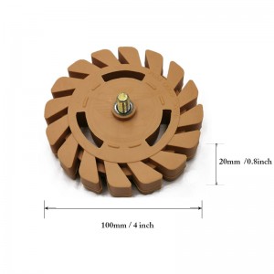 นิ้วยางลบล้อสติ๊กเกอร์ลบล้อติดรถยนต์วอลล์เปเปอร์เครื่องมือทำความสะอาดเซรามิค