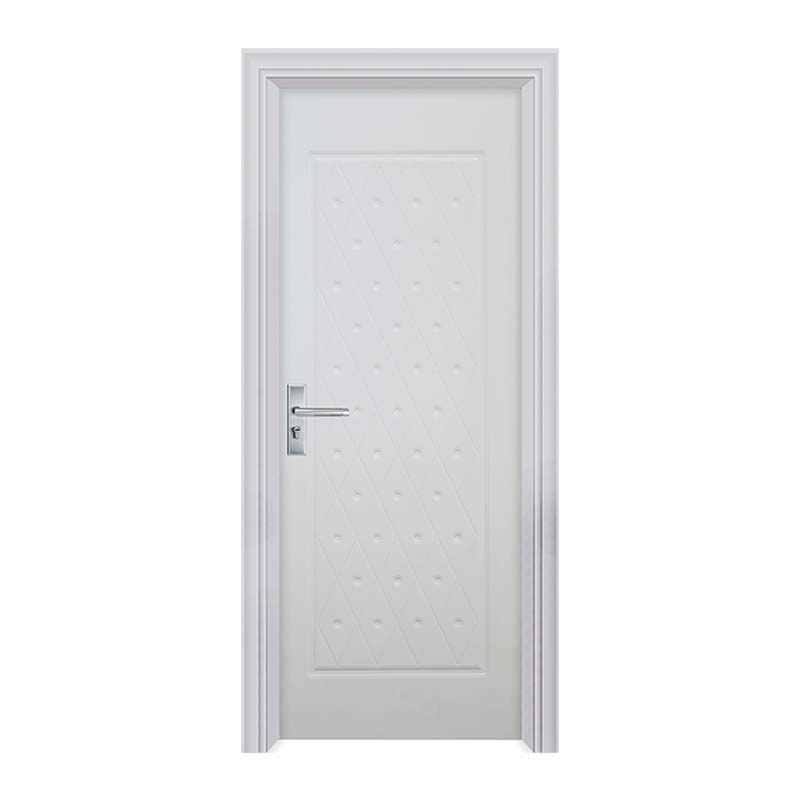 ประตูห้องน้ำโรงงานจีนออกแบบประตูไม้ wpc สีขาวโปรแกรมพิเศษสำหรับอพาร์ทเมนท์