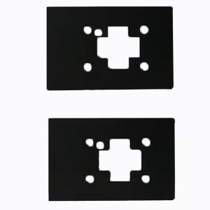 แผ่นฉนวน PC ทนไฟ GE-EFR95 แผ่นฉนวนปะเก็นฉนวนกันไฟสีดำ