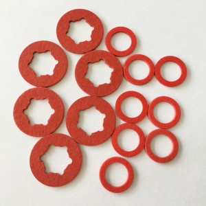 กระดาษกลมเร็วทนความร้อนสูงกระดาษฟาสฟู้ดแดงทนไฟกระดาษฉนวนไฟฟ้า