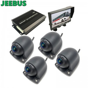 4Way Revser Monitoring 360 องศา 3D All Round Bird View ระบบกล้องติดรถยนต์พร้อม HD DVR