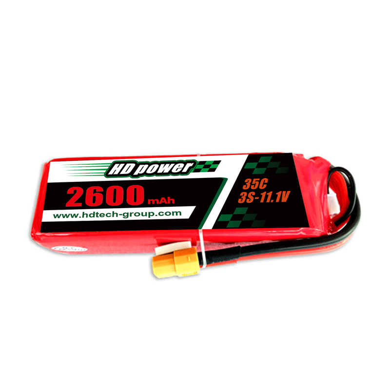 HDPOWER 2600mAh 35C 3S 11.1V lipo แบตเตอรี่