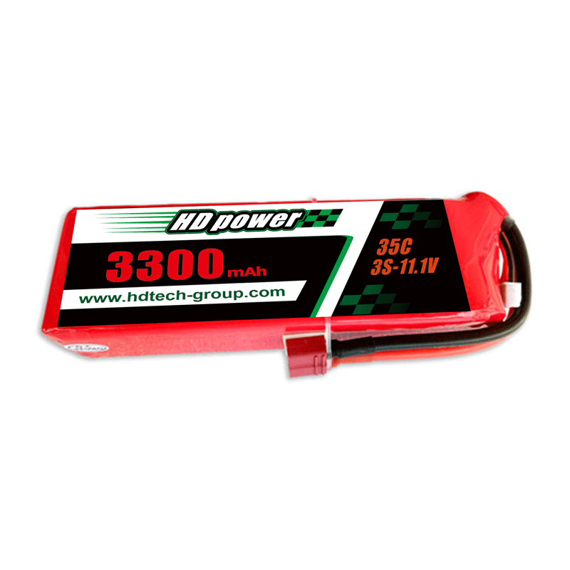 HD POWER 3300mAh 35C 3S 11.1V lipo แบตเตอรี่