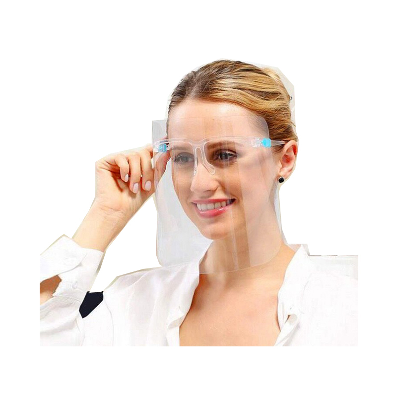 Anti Fog Reusable Face Protection แว่นตาป้องกันใบหน้า Faceshield Face Plastic Shield พร้อมแว่นตา