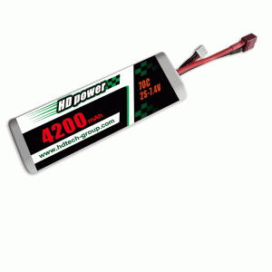 HD POWER 4200mAh 70C 2S 7.4V แบตเตอรี่รถยนต์ RC แบบเคสแข็ง