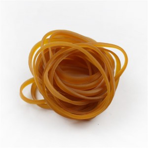 ผู้ผลิตกำหนดเองกว้างแถบยางสีเหลืองใสยืดหยุ่นสูงเหนียวอุตสาหกรรมยางรัด