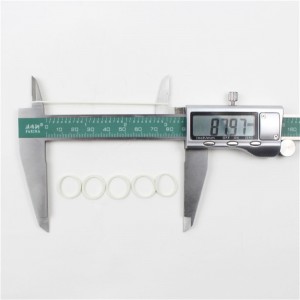 ขายตรง Factoty วงยางสีขาวขนาดเล็กความยืดหยุ่นสูงแหวนยางเหนียวสำหรับมัดสายข้อมูล