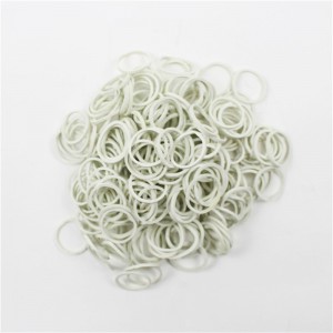 ขายตรง Factoty วงยางสีขาวขนาดเล็กความยืดหยุ่นสูงแหวนยางเหนียวสำหรับมัดสายข้อมูล