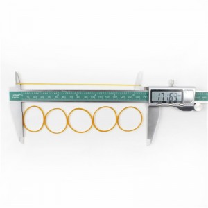 สปอตขายส่งสีเหลืองใสธรรมดายืดหยุ่นสูงปลอดภัยและเป็นมิตรกับสิ่งแวดล้อมยางรัดเกษตร