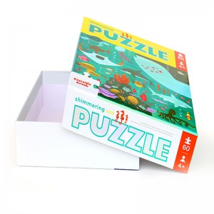 บรรจุภัณฑ์ของเล่นปกกล่องด้านล่าง