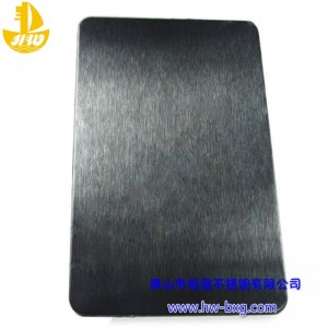 สีสแตนเลสสตีลบอร์ดน้ำค้างแข็งหมายเลข 2