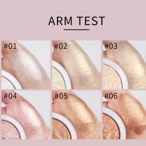 แผ่นเน้นผงแต่งหน้าฉลากส่วนตัว