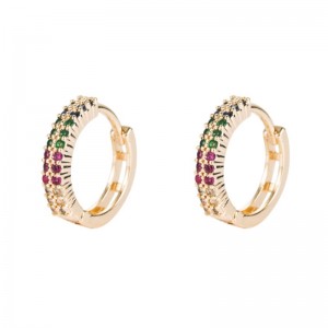 เกาหลีใต้ Dongdaemun เครื่องประดับทองแดงต่างหูเพทายต่างหูยุโรปและอเมริกาอุปกรณ์เสริมแฟชั่นข้ามพรมแดนแหล่งที่มาของต่างหูชุบทอ...