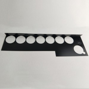 203 * 109 * 0.25 มิลลิเมตรแผ่นฉนวนกันความร้อน PC สีดำ, ทนอุณหภูมิและง่ายต่อการโค้งงอแผ่นฉนวน