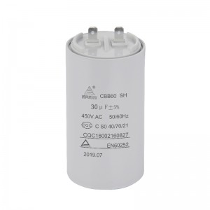 ตัวเก็บประจุ CBB60 30UF 450V SH สำหรับเครื่องปรับอากาศ