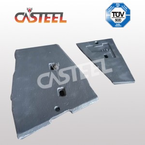 Komtsu BR350, BR380, BR550JG ขากรรไกรมือถือบดชิ้นส่วนอะไหล่