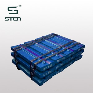 Rubber Master RM50, RM60, RM80, RM80, บาร์เครื่องบดผลกระทบ RM120, ระเบิดบาร์โครเมี่ยมสูง, matensite และเซรามิกแทรก