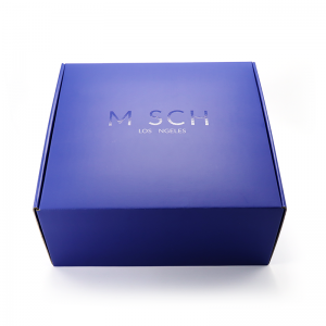 ตัวอย่างฟรีโลโก้ที่กำหนดเองสีชมพูสีเครื่องสำอางกล่องการจัดส่งจดหมายลูกฟูก