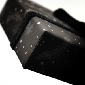 ขาดสีโบว์ริบบิ้นฝาและกล่องของขวัญฐานกระดาษสำหรับบรรจุช็อคโกแลต