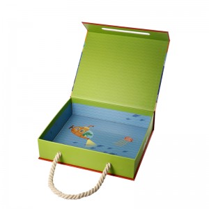 ขายส่งโลโก้ที่กำหนดเองรีไซเคิลของเล่นปริศนากระดาษแข็งแม่เหล็กพนังกล่องบรรจุภัณฑ์ของขวัญที่มีการจัดการ