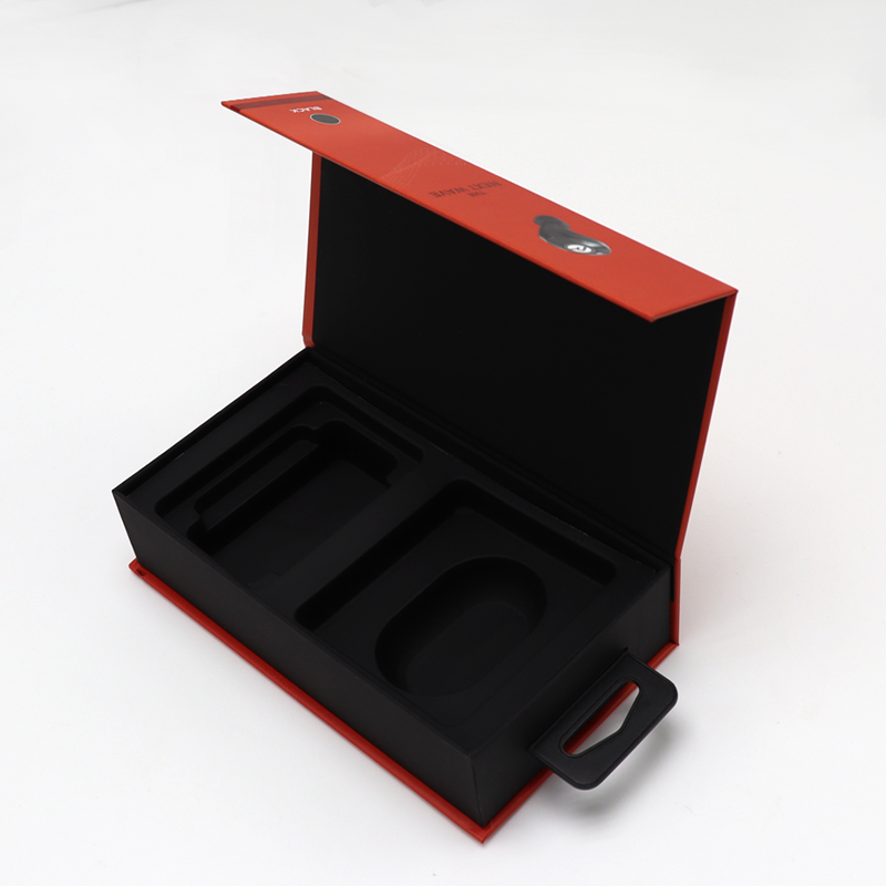 กล่องกระดาษแข็งผู้ผลิตพิมพ์ฟอยล์ทองฟิลด์กล่องบรรจุภัณฑ์หูฟังสำหรับบรรจุภัณฑ์เครื่องใช้ไฟฟ้า