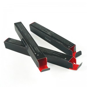 ขายร้อนที่กำหนดเองพิมพ์ลิปสติกขนาดเล็กชุดพับกระดาษลิปกลอกล่องบรรจุภัณฑ์