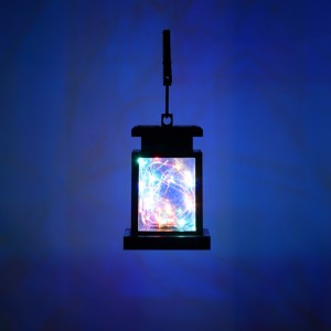 โคมไฟพลังงานแสงอาทิตย์กระพริบตา LED เทียนพลังงานแสงอาทิตย์แสงกลางแจ้งสวนทองแดงแสงสีเหลืองลานร่มต้นไม้แขวน