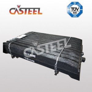 ชิ้นส่วนเครื่องบดรุ่นรัสเซียสูทสำหรับ CM110 Jaw Crusher Plate, กรามตาย, กรามฟัน