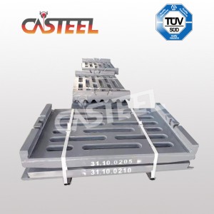 Terex Finlay J-1160 ชิ้นส่วนบดมือถือ, Jawface คงที่และแกว่ง