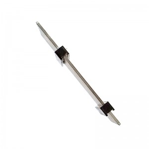 2.54 มม. 1X7P 180 °จุ่มเดี่ยวแถวคู่ขาพลาสติกหัว 3mm-13mm-6mm