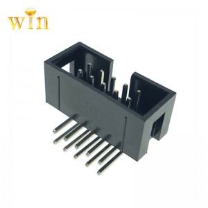2x5P 2.54 มม. สนามมุมฉากมุมขวากล่องซ็อกเก็ตส่วนหัว