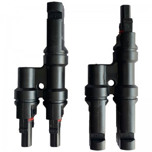 ขั้วต่อพลังงานแสงอาทิตย์ 2 to1 หลาย t ตัวเชื่อมต่อไฟฟ้าโซลาร์เซลล์สำหรับการเชื่อมต่อแผงเซลล์แสงอาทิตย์ตัวเชื่อมต่อชายและหญิ...