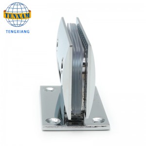 Slanted ห้องน้ำคลิปห้องอาบน้ำบานพับกระจกสแตนเลสประตูคลิป 90 องศาห้องอาบน้ำฝักบัวบานพับ