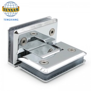 ที่ขายดีที่สุด 90 องศาแก้วไปที่ประตูห้องอาบน้ำแก้วหมุนบานพับ