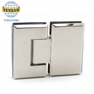 บานพับหน้าจออาบน้ำ 180 องศาสำหรับห้องอาบน้ำอุปกรณ์ฮาร์ดแวร์กระจก