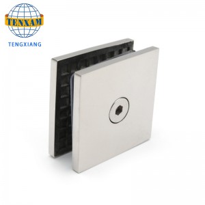 ผู้ผลิตจีนแก้วโฮลดิ้งคลิปโครเมี่ยม 2 * 2 นิ้วคลิปทองเหลืองประตูกระจกหนีบประตู&หน้าต่างบานพับ 8-12 มิลลิเมตรห้องน้ำแก้วมาตรฐาน