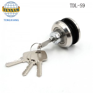 ล็อคประตูกระจกบานเลื่อนที่มีคุณภาพสูงพร้อมกระบอกล็อค