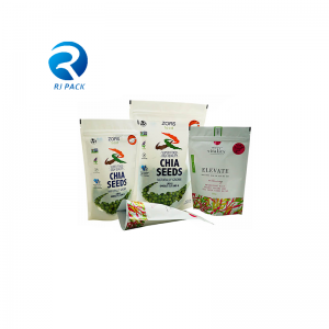 จีนยืนขึ้นกระเป๋าที่มีซิปสำหรับเมล็ด