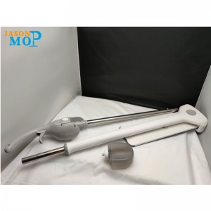 JASON อุปกรณ์แฮนด์ฟรีไมโครไฟเบอร์แกนสแตนเลสสำหรับใช้ในครัวเรือนในการทำความสะอาด