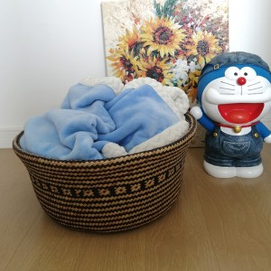 ตะกร้าตกแต่งสีดำน้ำสีดำ