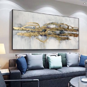 มือผนังศิลปะน้ำมันผ้าใบมือผ้าใบศิลปะนามธรรมตกแต่งผนังภาพวาดอื่น ๆ