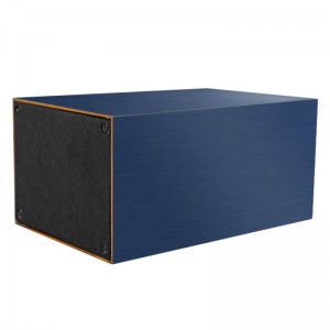 โกศโลหะสีฟ้า