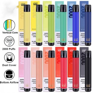 ของแท้ Vapen Macro 2000 Puffs ปากกา Vape ที่ใช้แล้วทิ้งพร้อมขดลวดแนวตั้งบวก XXL Xtra Extra Flex Vaporizer บาร์ที่เต็มไปด้วย Bars E Cigs Vaporizers