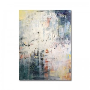 100% มือวาดศิลปะภาพวาดสีน้ำมันจิตรกรรมนามธรรมผ้าใบสไตล์นอร์ดิกภาพวาดตกแต่งบ้าน