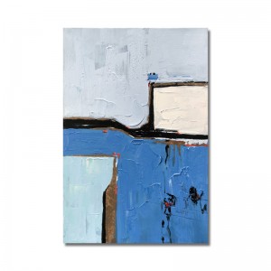 100% มือทาสีขนาดใหญ่ร่วมสมัยศิลปะผ้าใบร้านอาหารตกแต่งผนังศิลปะนามธรรมผ้าใบภาพวาด