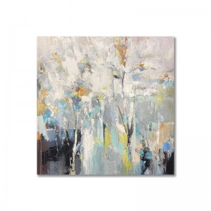 100% มือทาสีศิลปะที่ทำด้วยมือน้ำมันผนังศิลปะจิตรกรรมเดิมนามธรรมผ้าใบสำหรับห้องนั่งเล่นศิลปะทำงาน