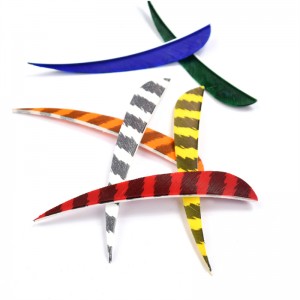 Nika ยิงธนู 172104 4 นิ้วปรับปรุงแถบขนไก่งวงสำหรับยิงธนูคาร์บอน/aluminum ลูกศรยิง